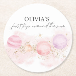 Posavasos Redondo De Papel Papel