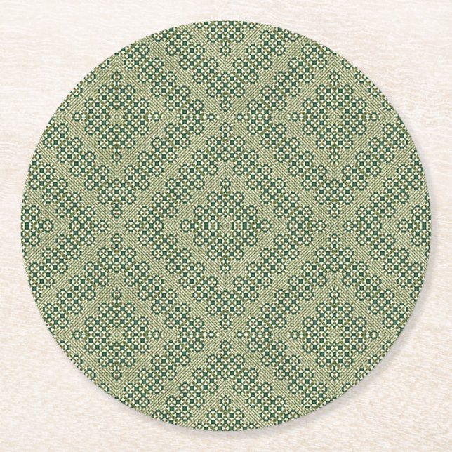 Posavasos Redondo De Papel Papel (Anverso)