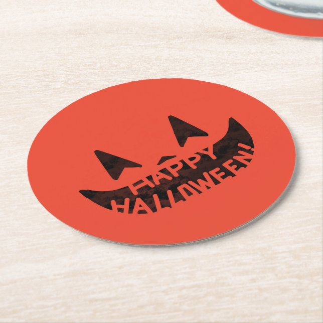 Posavasos Redondo De Papel Papel (En perspectiva)