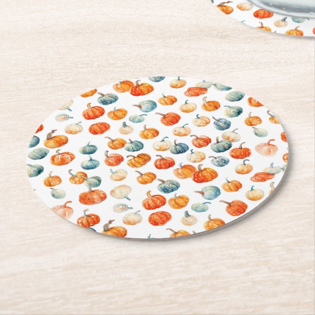 Posavasos Redondo De Papel Papel (En perspectiva)