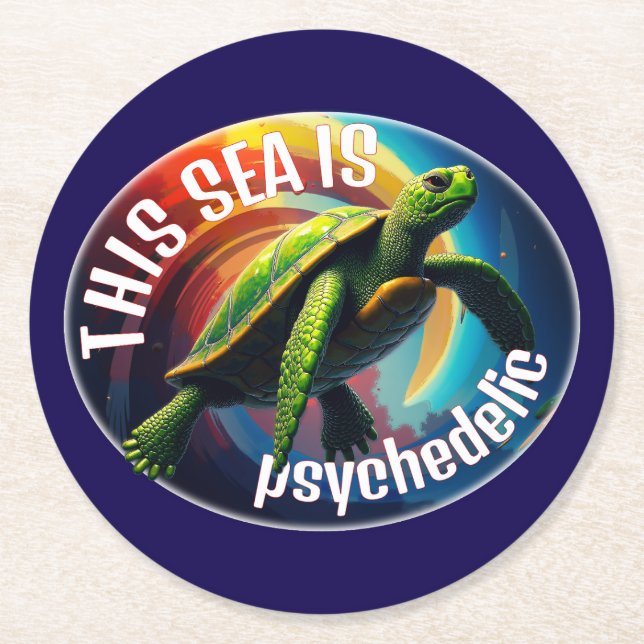 Posavasos Redondo De Papel Papel (Anverso)