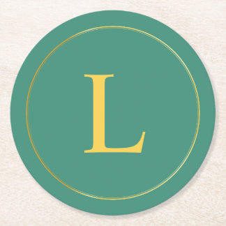 Posavasos Redondo De Papel Paper Coaster