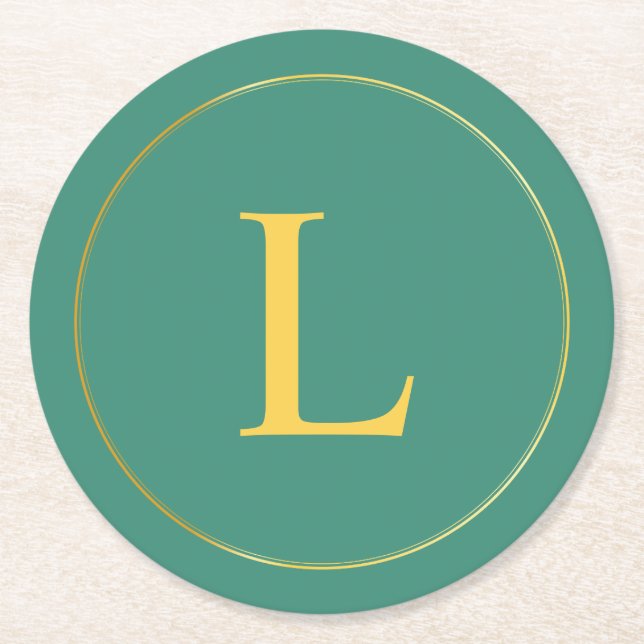 Posavasos Redondo De Papel Paper Coaster (Anverso)