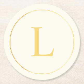 Posavasos Redondo De Papel Paper Coaster