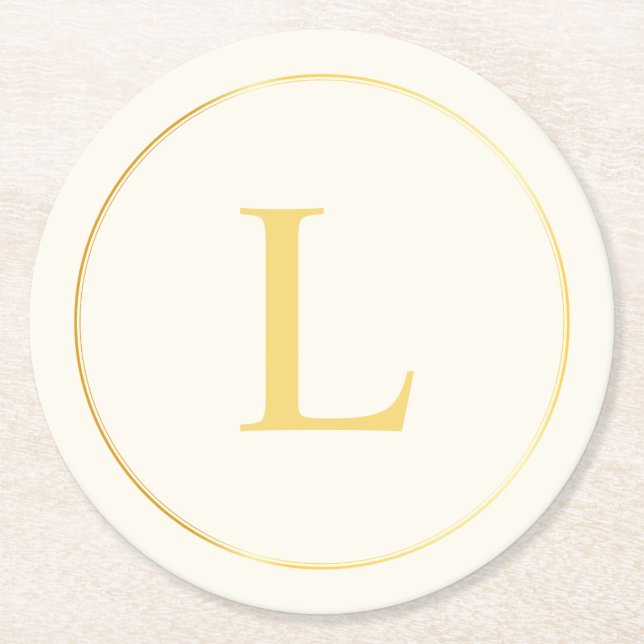 Posavasos Redondo De Papel Paper Coaster (Anverso)