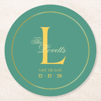 Posavasos Redondo De Papel Paper Coaster