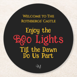 Posavasos Redondo De Papel Paper Coaster : HALLOWEEN #1