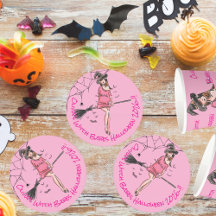Partido Halloween de Brujas Chicas Adolescentes