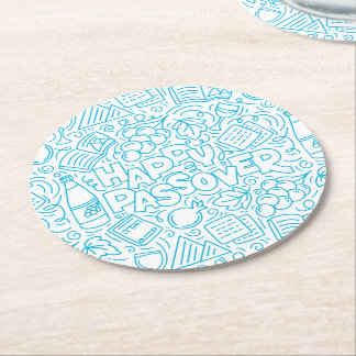 Posavasos Redondo De Papel Passover Paper Coaster