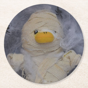 Posavasos Redondo De Papel Pato Danny la Momia