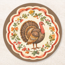 Pavo de Acción de Gracias acuarela