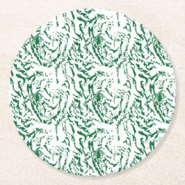 Posavasos Redondo De Papel Personalizado Coasters | Logo, foto, diseño único 