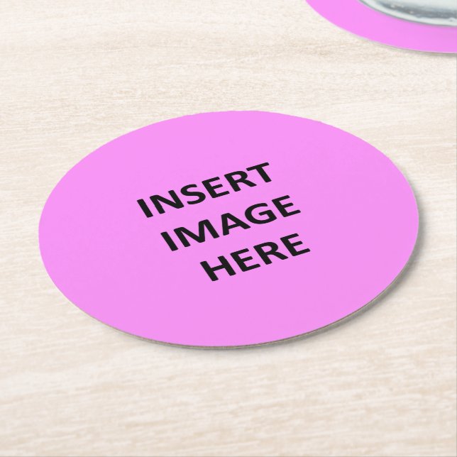 Posavasos Redondo De Papel Plantilla redonda de encargo del práctico de costa (En perspectiva)