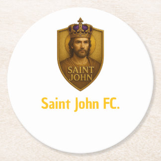 Posavasos Redondo De Papel Porta-Copo Saint John FC.