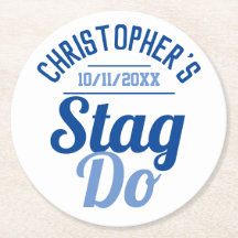 Portavasos de papel redondo para despedida de solt