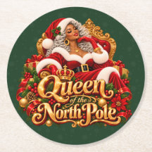 Portavasos Navideños Afroamericanos Santa Claus Ne