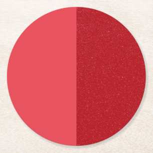 Posavasos Redondo De Papel Posavasos personalizados de tomate rojo Half-Noise