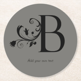 Posavasos Redondo De Papel Prácticos de costa disponibles redondos