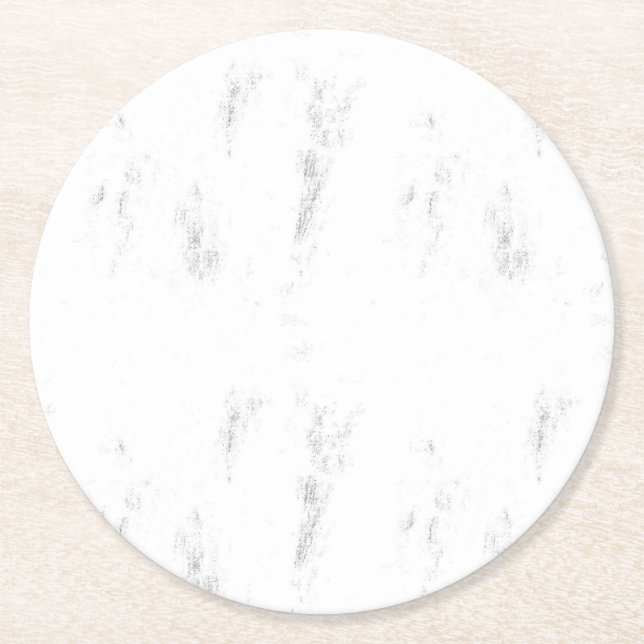 Posavasos Redondo De Papel Protectores de papel de calidad para eventos, boda (Anverso)