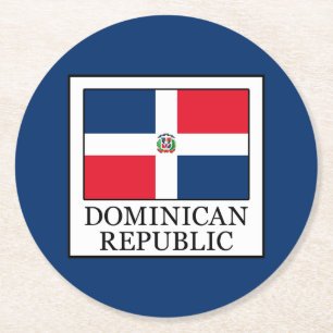 Posavasos Redondo De Papel República Dominicana