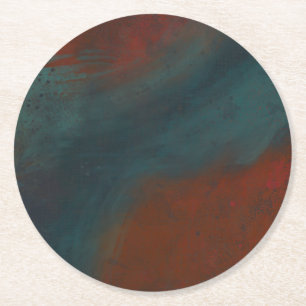 Posavasos Redondo De Papel Resumen 1: rojos y azules