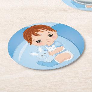 Posavasos Redondo De Papel Reutilizables y desechables