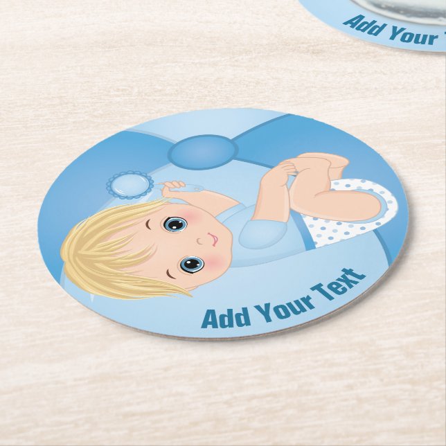 Posavasos Redondo De Papel Reutilizables y desechables (En perspectiva)