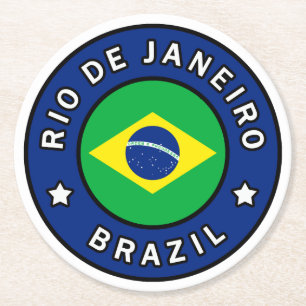 Posavasos Redondo De Papel Río de Janeiro Brasil