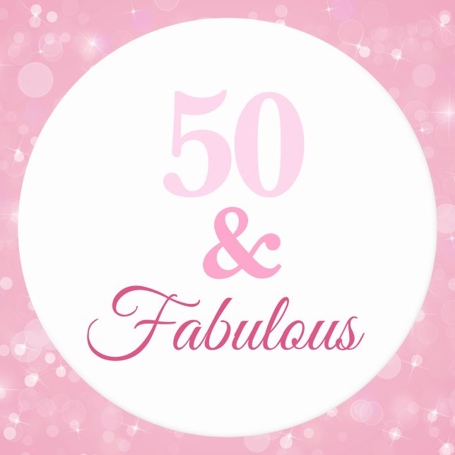 Posavasos Redondo De Papel Rosa 50 y fabulosos embusteros (Subido por el creador)