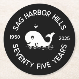 POSAVASOS REDONDO DE PAPEL SAG HARBOR HILLS BEVERAGE COASTERS