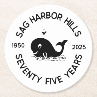 POSAVASOS REDONDO DE PAPEL SAG HARBOR HILLS BEVERAGE COASTERS