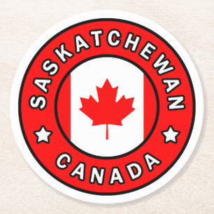 Posavasos Redondo De Papel Saskatchewan Canada