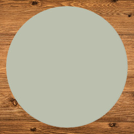 Posavasos Redondo De Papel Saybrook Sage Color sólido