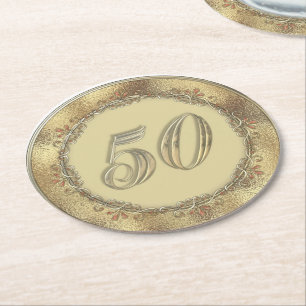 Posavasos Redondo De Papel Servilletas de papel de diseño para Aniversario Do