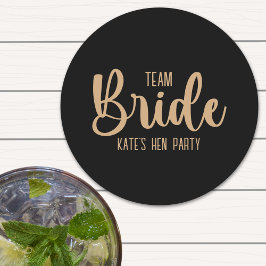 Posavasos Redondo De Papel Set de etiquetas para alimentos y bebidas