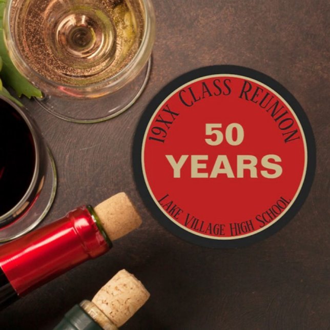 Posavasos Redondo De Papel ¡SÍ! Monasterio especial 50 de la reunión de clase (Subido por el creador)