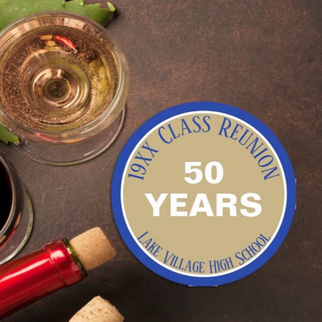 Posavasos Redondo De Papel ¡SÍ! Monasterio especial 50 de la reunión de clase (Subido por el creador)