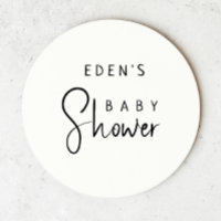 Simple Baby Shower Neutral Moderno Con Nombre