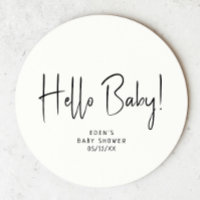 Simple y moderna Baby Shower Hello Baby