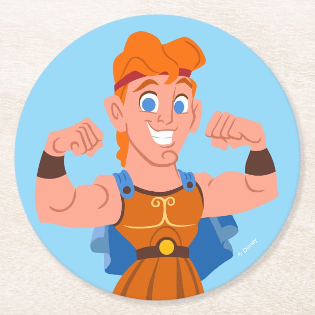 Posavasos Redondo De Papel So Cute Hercules Round Paper Coaster (Anverso)
