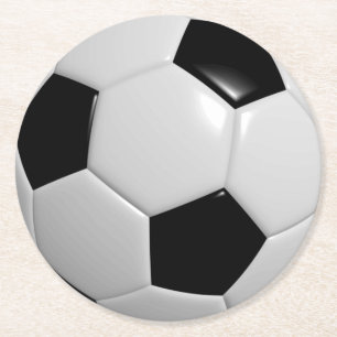 Posavasos Redondo De Papel Soccer FootBall Sport