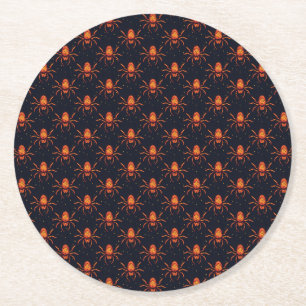 Posavasos Redondo De Papel Spiders especiales
