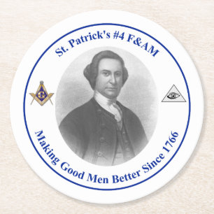 Posavasos Redondo De Papel St. Patrick's #4 Round Paper Coaster