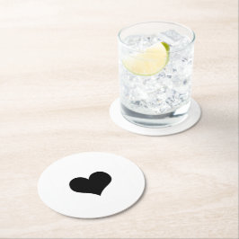 Posavasos Redondo De Papel Su Personalizado de logotipos de empresas