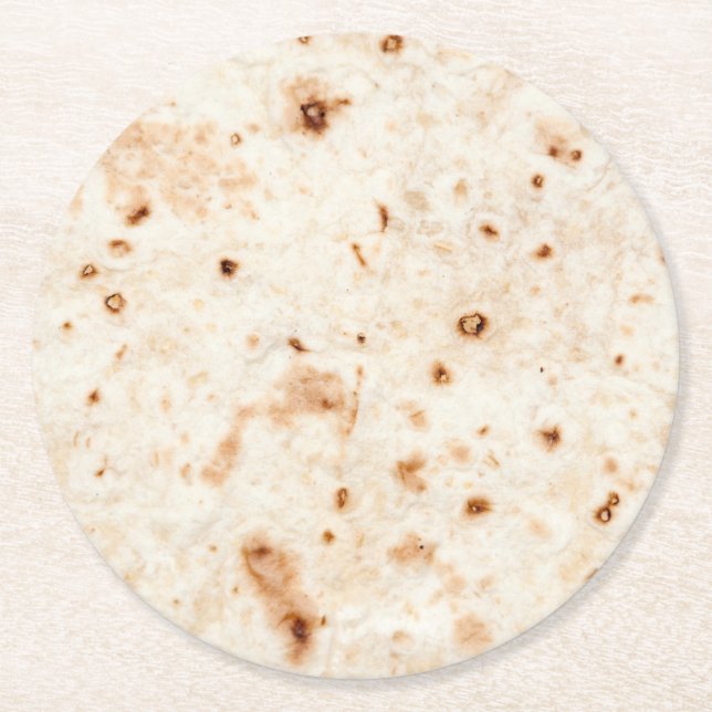 Posavasos Redondo De Papel ¡Taco es una bebida! (Anverso)