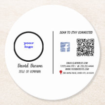 Tarjeta profesional con un moderno e innov