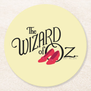 Posavasos Redondo De Papel The Wizard Of Oz™ Logo