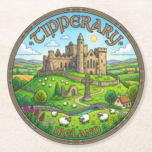 Posavasos Redondo De Papel Tipperary Irlanda
