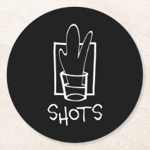 Tiros de papel Coasters