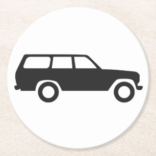 Posavasos Redondo De Papel Todo práctico de costa del crucero de la tierra d